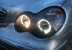 Передние фары ANGEL EYES BLACK
