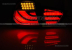 Задние фонари RED LED BAR