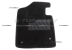 Коврики 3D модельные ворсовые в салон, черные