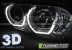 Передние фары ANGEL EYES CHROME 3D