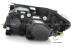 Передние фары TUBE LIGHT BLACK XENON
