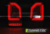 Задние фонари RED WHITE SEQ LED BAR OEM BULB, 1 ДВЕРЬ