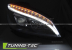 Передние фары BLACK TUBE LIGHT H7