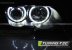 Передние фары ANGEL EYES LED BLACK