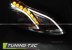 Передние фары BLACK LED DRL