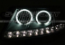 Передние фары ANGEL EYES LED BLACK