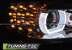 Передние фары HID DRL CHROME LED INDICATOR