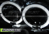 Передние фары ANGEL EYES BLACK, USA-TYPE (2001-2004)