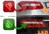 Задние фонари RED WHITE LED