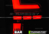 Задние фонари BLACK SEQ LED BAR, 2 ДВЕРИ