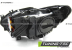 Передние фары BLACK TRU DRL