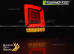 Задние фонари RED WHITE FULL LED SEQ INDICATOR, 1 ДВЕРЬ