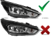Передние фары BLACK LED DRL (LED OEM)