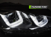 Передние фары LIGHT SEQ BLACK WITH CHROME LINE
