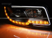 Передние фары LED TUBE LIGHTS BLACK