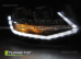 Передние фары BLACK LED TRU DRL