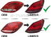 Задние фонари RED WHITE SEQ LED BAR