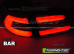 Задние фонари RED WHITE SEQ LED BAR