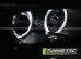 Передние фары ANGEL EYES LED BLACK