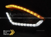 Передние фары TUBE LIGHT SEQ BLACK