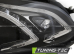 Передние фары BLACK LED DRL