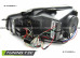 Передние фары U-TYPE BLACK RED LINE DRL