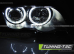 Передние фары ANGEL EYES LED BLACK
