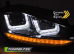 Передние фары LIGHT SEQ BLACK WITH CHROME LINE