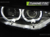 Передние фары ANGEL EYES LED BLACK DRL