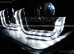 Передние фары BLACK U-LED BAR XENON