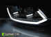 Передние фары TUBE LIGHT DRL BLACK SEQ