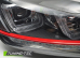 Передние фары LIGHT SEQ BLACK WITH RED LINE