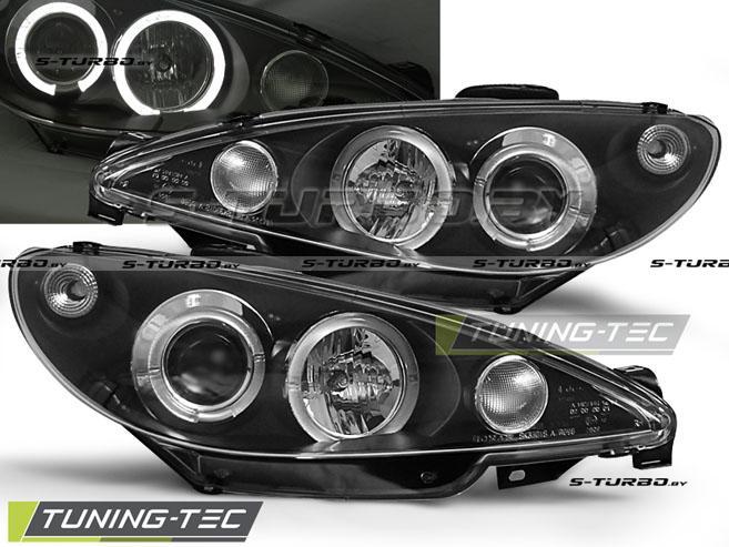 Передние фары ANGEL EYES BLACK