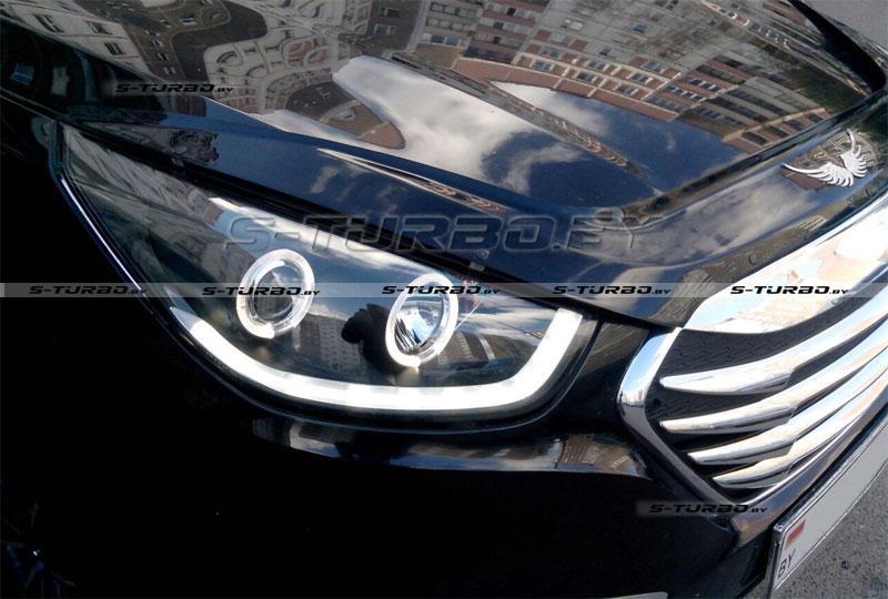 Передние фары BLACK TUBE LIGHT