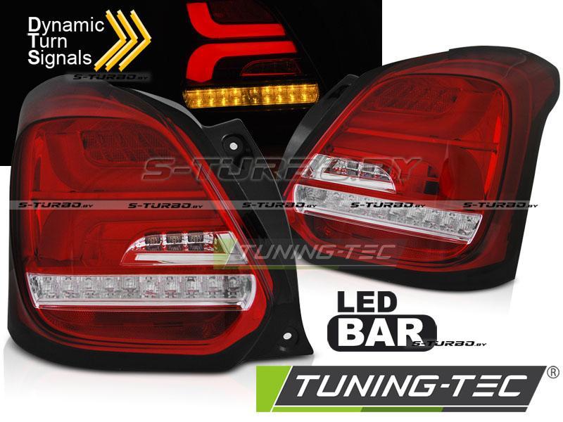 Задние фонари RED WHITE LED SEQ