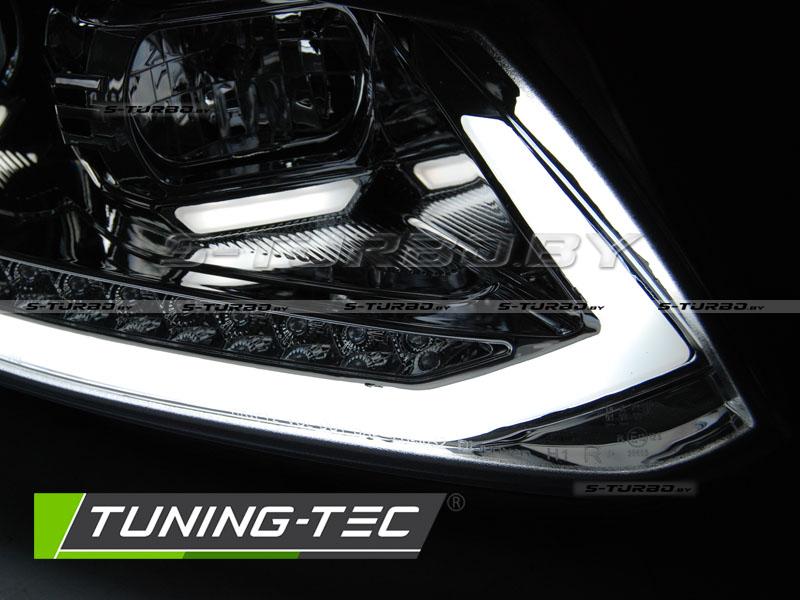Передние фары TUBE LIGHT DRL CHROME SEQ