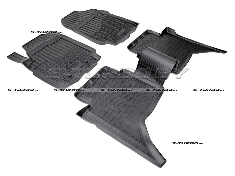 Коврики модельные полиуретановые в салон (высокий борт), 4 дв.