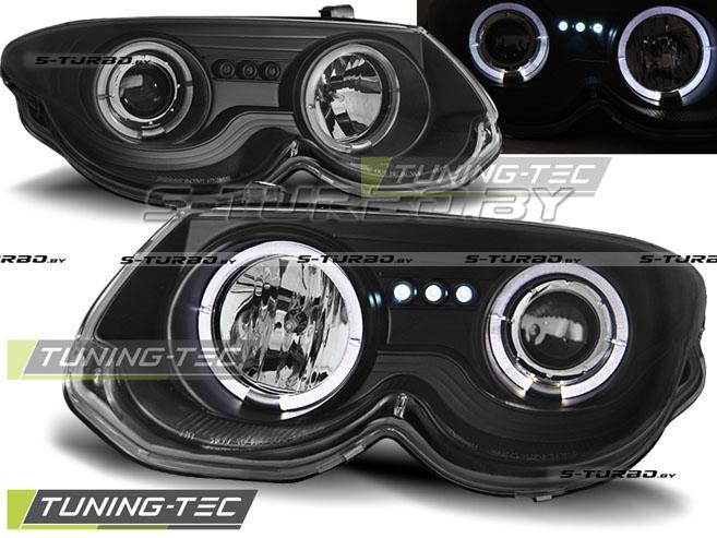 Передние фары ANGEL EYES BLACK