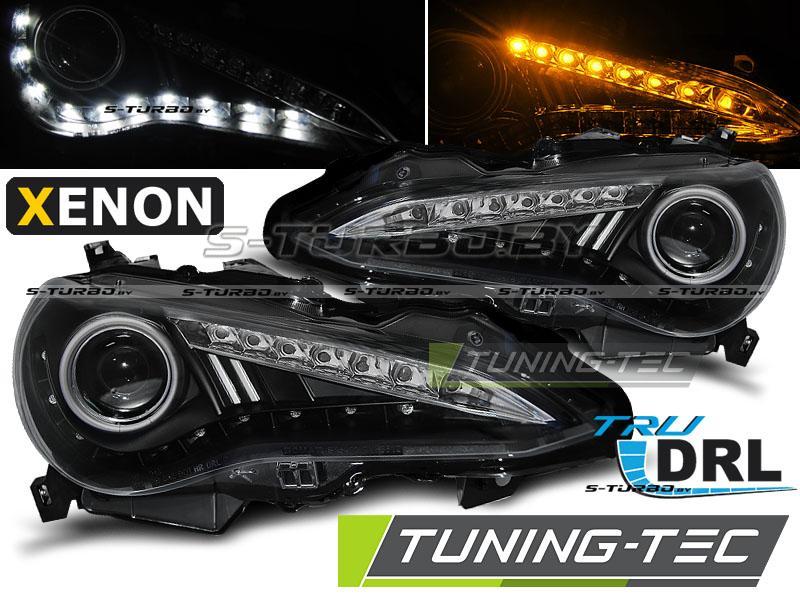 Передние фары BLACK TRU DRL
