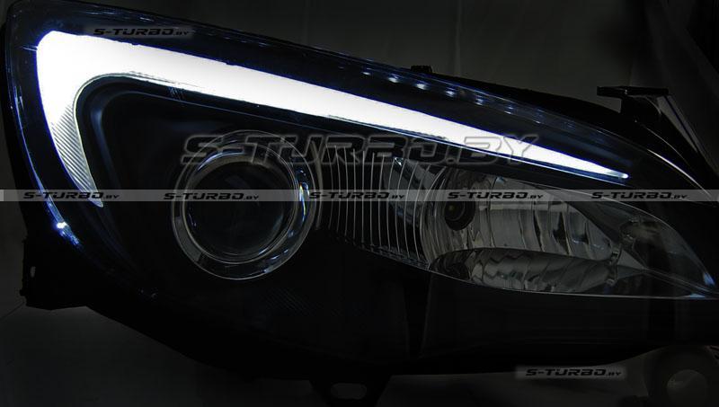 Передние фары TUBE LIGHT BLACK