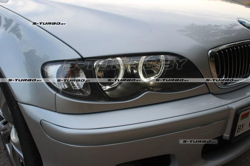 Передние фары ANGEL EYES LED BLACK