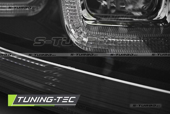 Передние фары U-TYPE BLACK WITH BLACK LINE
