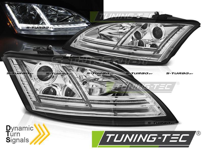 Передние фары CHROME LED SEQ