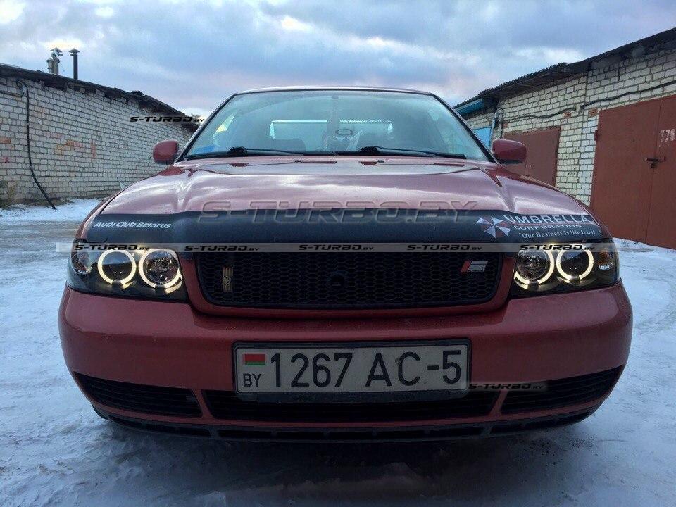 Передние фары ANGEL EYES BLACK