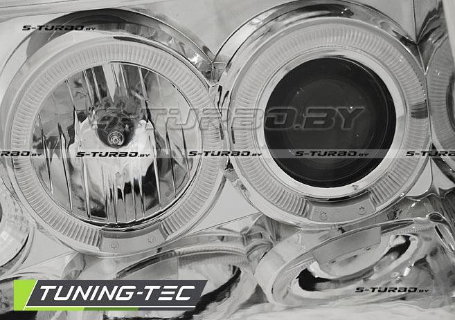Передние фары ANGEL EYES CHROME, USA-TYPE (2001-2004)