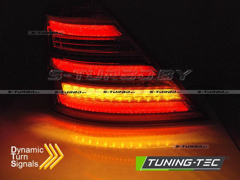 Задние фонари RED SMOKE LED SEQ W222 LOOK