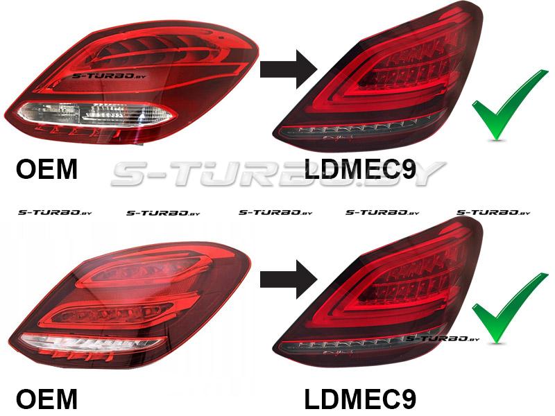 Задние фонари RED WHITE SEQ LED BAR