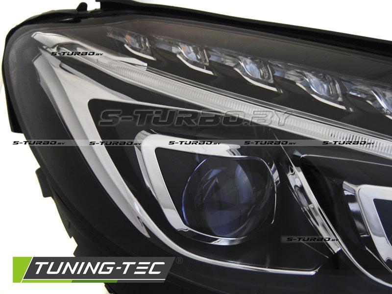 Передние фары BLACK LED DRL