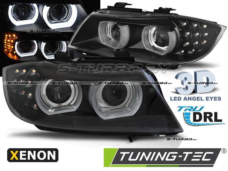 Передние фары HID DRL BLACK LED INDICATOR