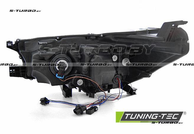 Передние фары LED PROJECTOR TRUE DRL BLACK